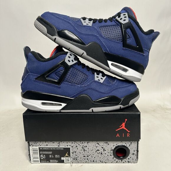Jordan Shoes - Nike Shoes Air Jordan 4 Retro GS “Winterized/Loyal Blue” 2024